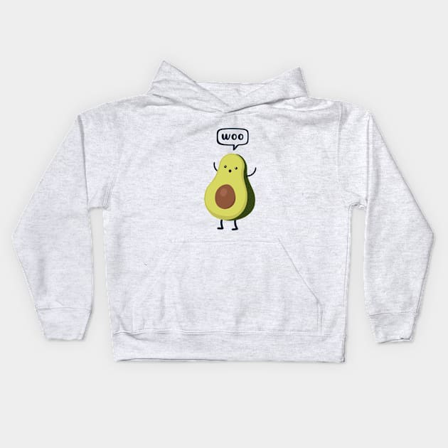 Awoocado Kids Hoodie by bswlife